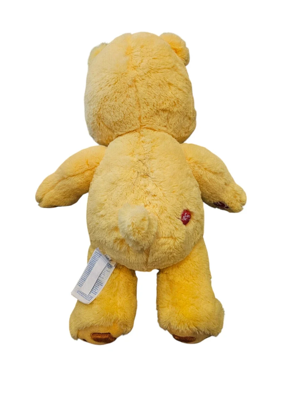 Build-A-Bear Care Bears Funshine Bear Yellow Plush Sun Belly Badge Stuffed